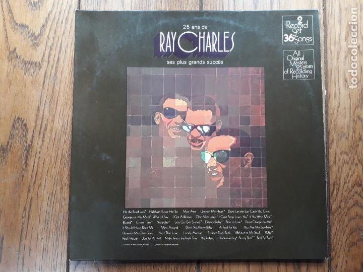 Discos de vinilo: Ray charles - 25 ans de ray charles - ses Plus grands succes - Foto 1