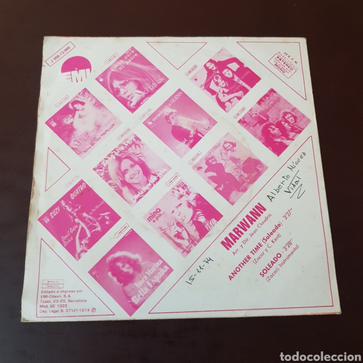 Discos de vinilo: MARWANN - ANOTHER TIME ( SOLEADO ) - Foto 2