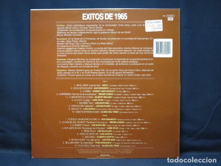 Discos de vinilo: VARIOS - EXITOS DE 1965 - LP - Foto 2