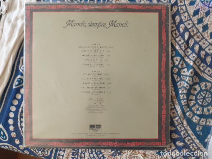 Discos de vinilo: manolo escobar siempre manolo - Foto 2