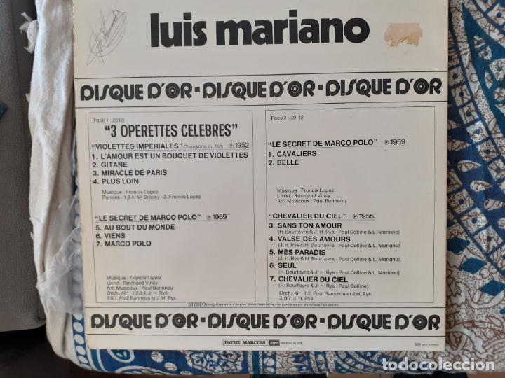 Discos de vinilo: luis mariano disque dor - Foto 3