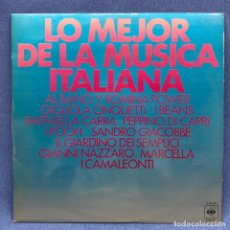 Discos de vinilo: LP VINILO LO MEJOR DE LA MÚSICA ITALIANA - ESPAÑA - AÑO 1976. Lote 220285415