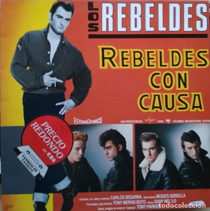 Discos de vinilo: Vinilo Los Rebeldes: Rebeldes con causa - Foto 1