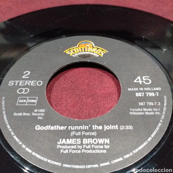 Discos de vinilo: JAMES BROWN - STATIC, EDICI&Oacute;N HOLANDESA, SINGLE 7&rdquo; - Foto 4