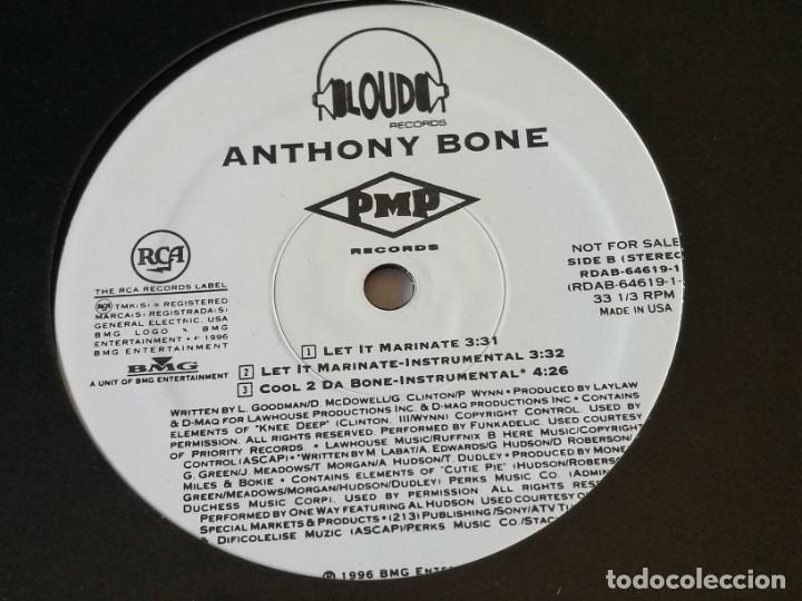 Discos de vinilo: Anthony Bone - Cool 2 Da Bone / Let It Marinate - 1996 - Foto 2