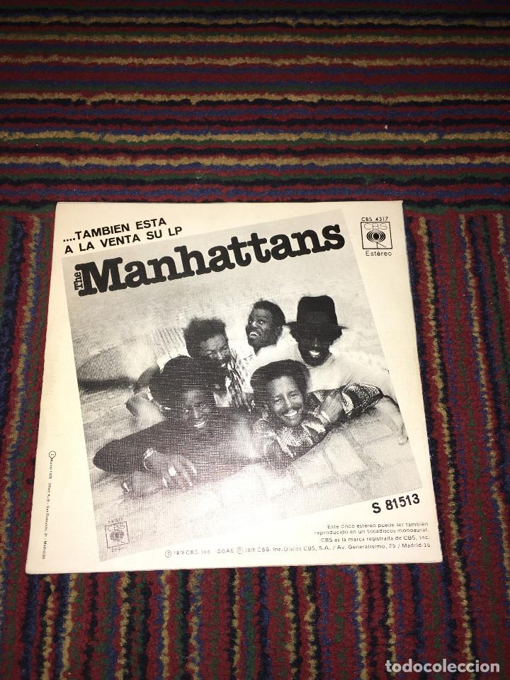 Discos de vinilo: Manhattans &lrm; - Besale Y Di Adios SINGLE - Foto 2