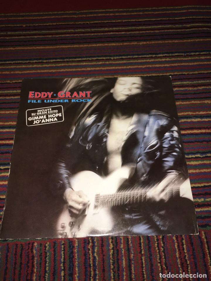 Discos de vinilo: LP EDDY GRANT FILE UNDER ROCK - Foto 1