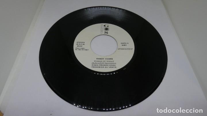Discos de vinilo: DISCO SINGLE VINILO RANDY EVANS . PRODUCED ARRANGED AND DIRECTER BY J.E. - Foto 3