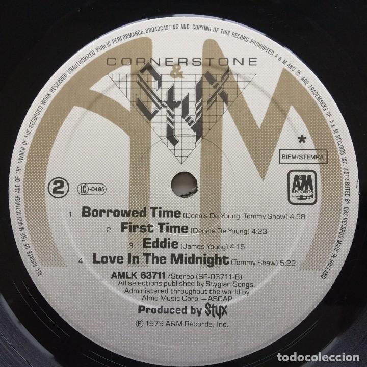 Discos de vinilo: Styx &ndash; Cornerstone Holanda 1979 A&M Records - Foto 7