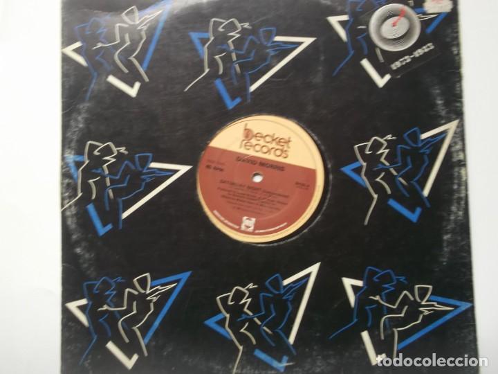 Discos de vinilo: DAVID MORRIS-SATURDAY NIGHT - Foto 2
