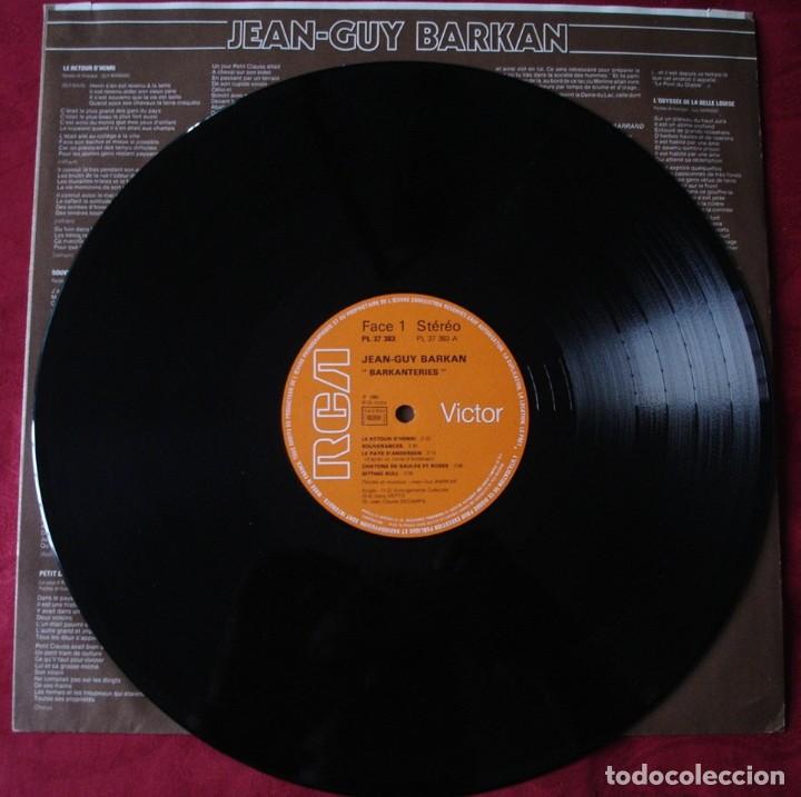Discos de vinilo: Jean-Guy Barkan - Barkanteries. LP Vinilo - Foto 4