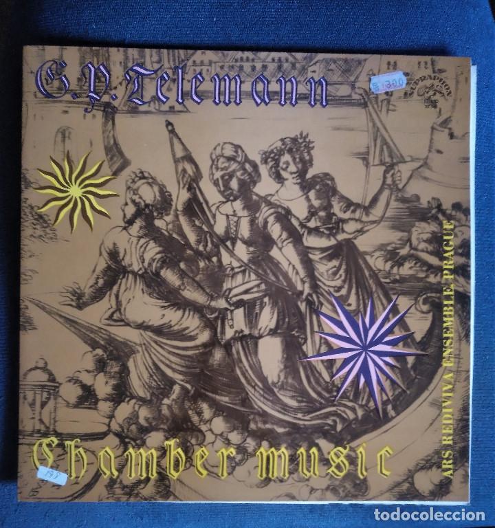 Vinyl records: Chamber Musica, Telemann, Ars Rediviva Ensemble, Prague, Supraphon SUA ST 50500, 1984