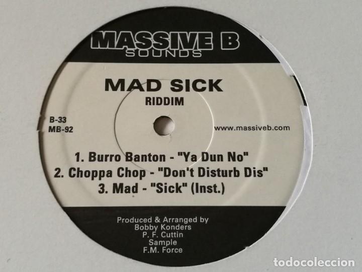 Discos de vinilo: Various - Mad Sick Riddim - 2004 - Foto 2