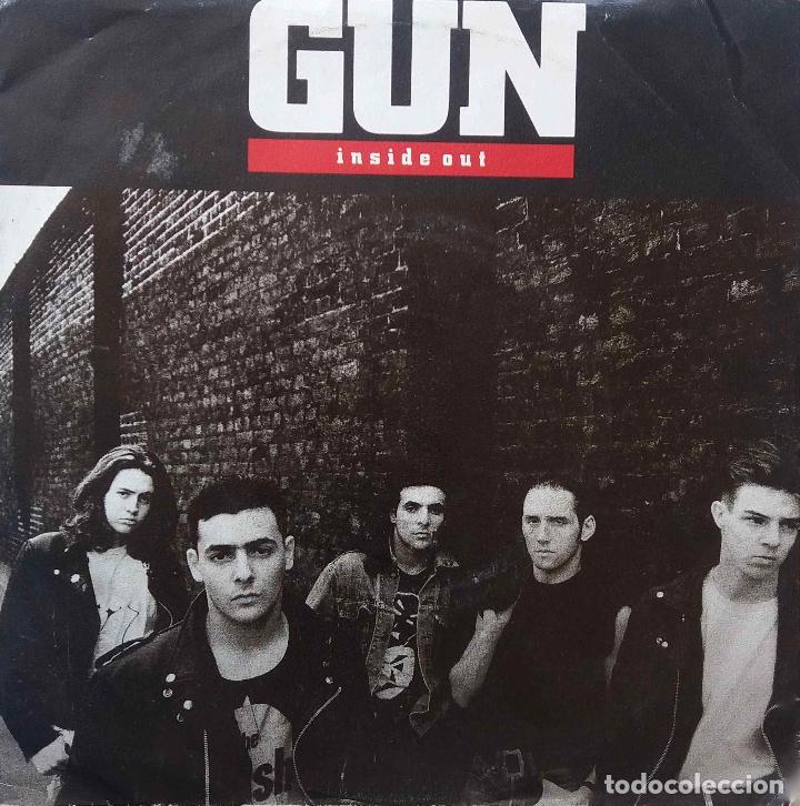 Discos de vinilo: GUN. INSIDE OUT. SINGLE UK - Foto 1