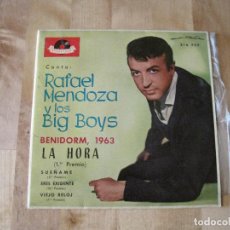 Discos de vinilo: EP RAFAEL MENDOZA Y LOS BIG BOYS LA HORA BENIDORM 1963 POLYDOR 216
