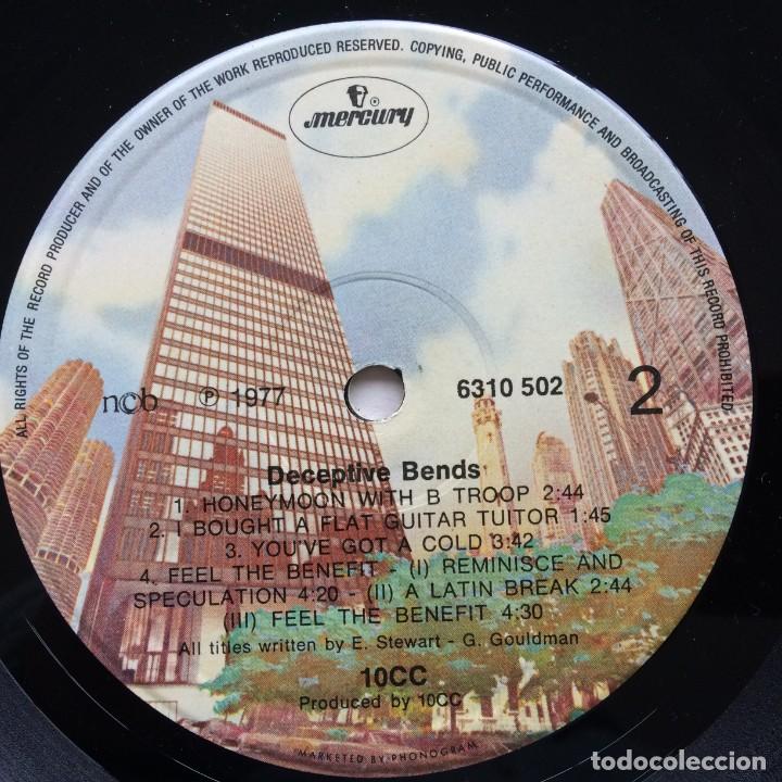 Discos de vinilo: 10cc &ndash; Deceptive Bends Scandinavia 1977 Mercury - Foto 5