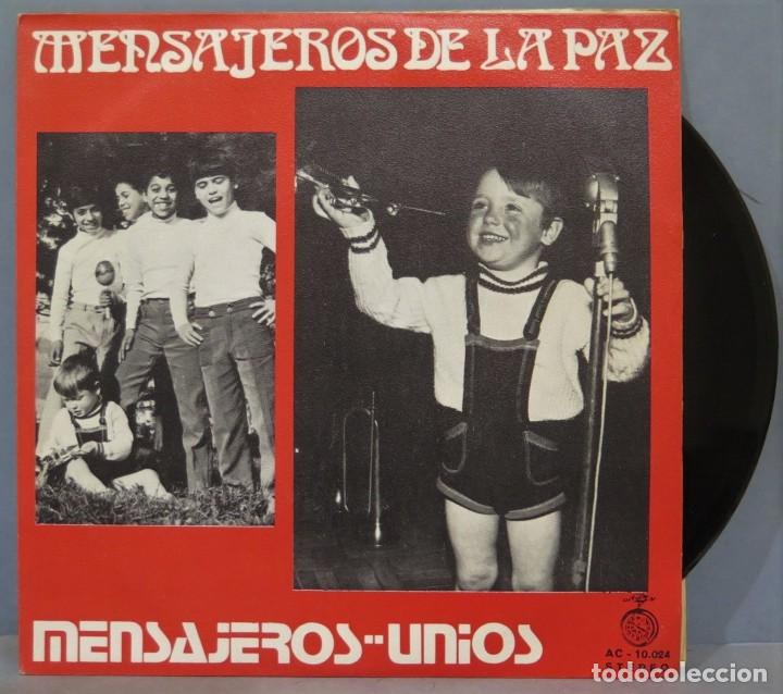 Discos de vinilo: SINGLE. MENSAJEROS DE LA PAZ - Foto 1