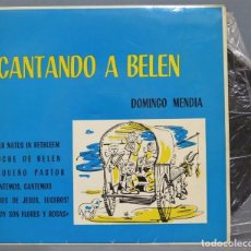 Discos de vinil: EP. CANTANDO A BELEN. MENDIA. Lote 220520937