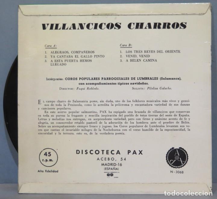 Discos de vinilo: EP. VILLANCICOS CHARROS - Foto 2