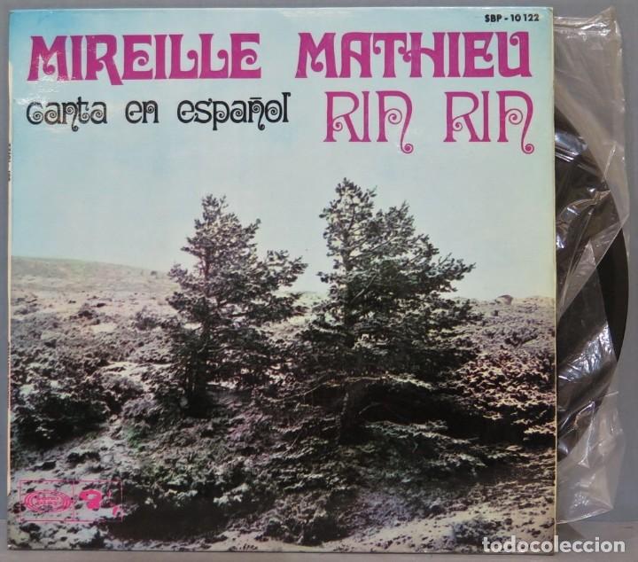 Discos de vinilo: EP. MIREILLE NATHIEU. CANTA EN ESPA&Ntilde;OL. RIN RIN - Foto 1