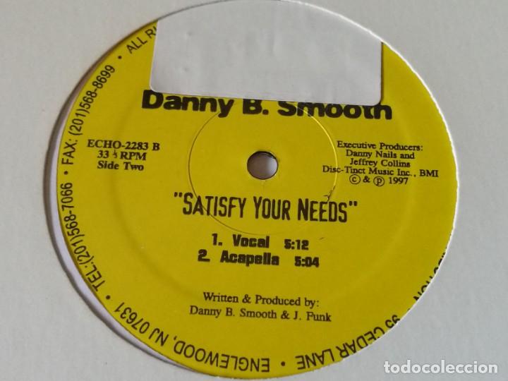 Discos de vinilo: Danny B. Smooth - Throwdown / Satisfy Your Needs - 1997 - Foto 2