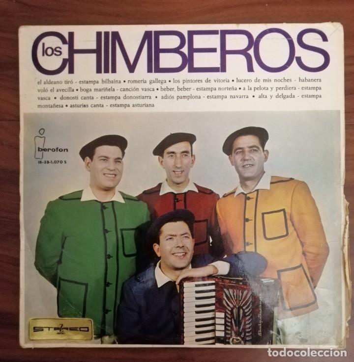 Discos de vinilo: DISCO DE VINILO (LP) &rdquo;LOS CHIMBEROS&rdquo;. FOLK ESPA&Ntilde;OL. - Foto 1