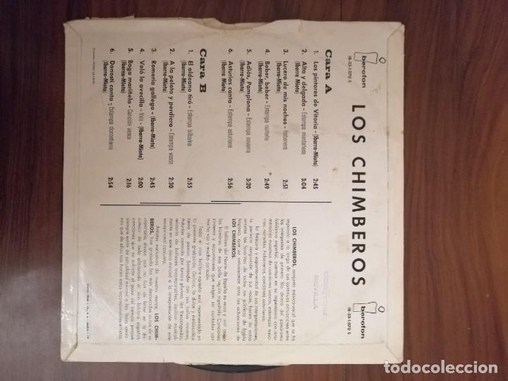 Discos de vinilo: DISCO DE VINILO (LP) &rdquo;LOS CHIMBEROS&rdquo;. FOLK ESPA&Ntilde;OL. - Foto 2