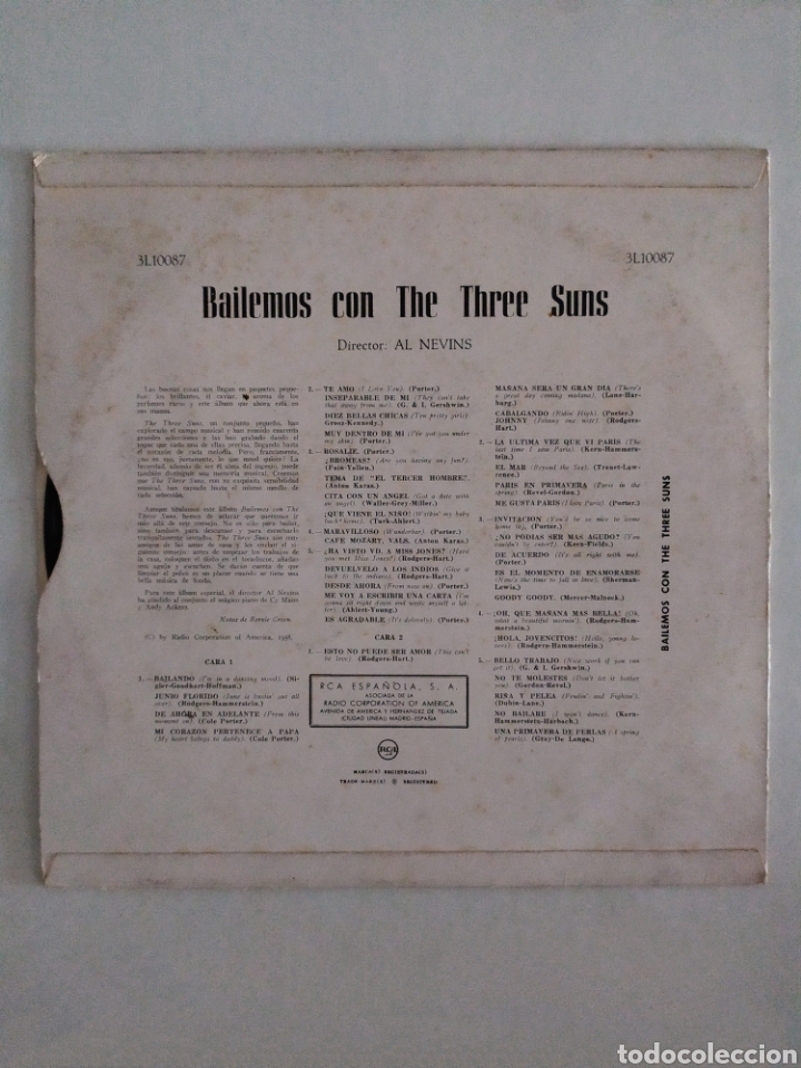 Discos de vinilo: LP vinilo The Three Suns - Foto 2