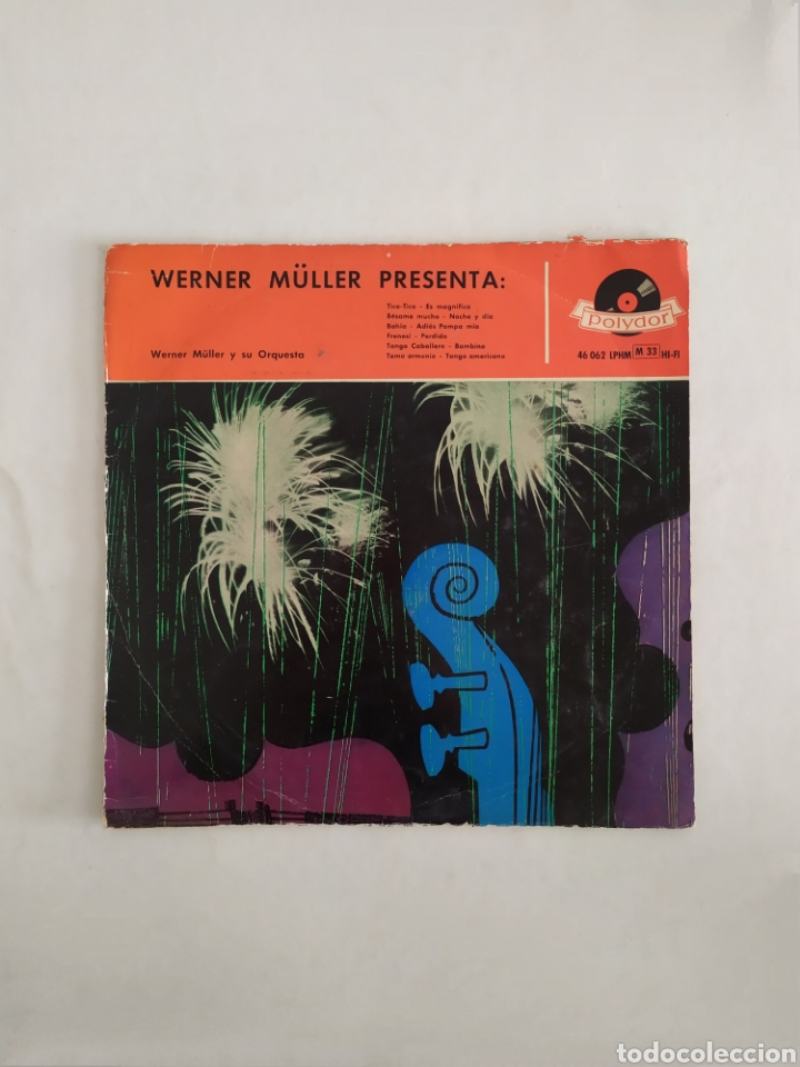 Discos de vinilo: LP vinilo Werner M&uuml;ller - Foto 1