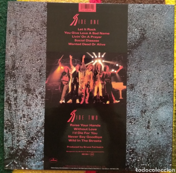 Discos de vinilo: Bon Jovi&nbsp;&ndash;&nbsp;Slippery When Wet - Foto 2