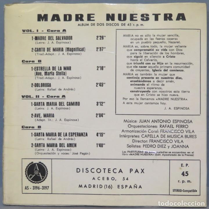 Discos de vinilo: EP. MADRE NUESTRA - Foto 2