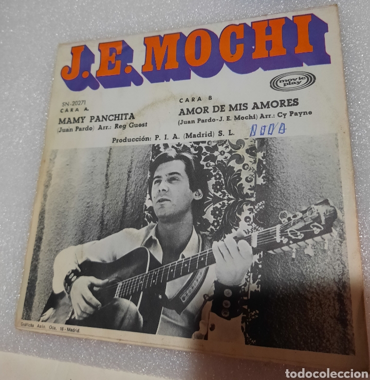 Discos de vinilo: J. E. Mochi - mamy panchita - Foto 3