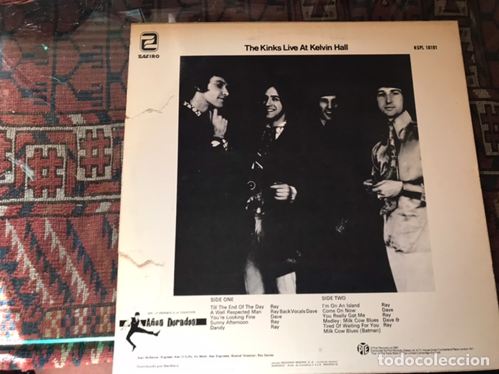 Discos de vinilo: The Kinks. Live at Kelvin Hall - Foto 2