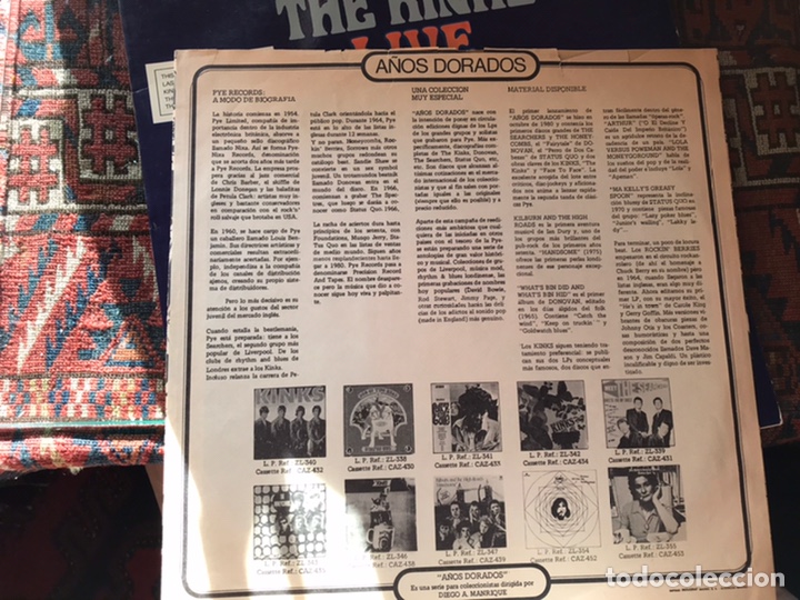 Discos de vinilo: The Kinks. Live at Kelvin Hall - Foto 4