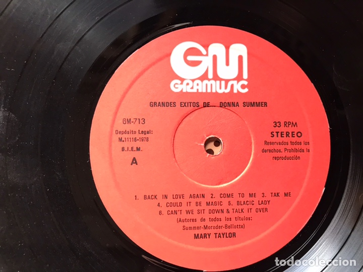 Discos de vinilo: Donna Summer. Grandes &eacute;xitos - Foto 3