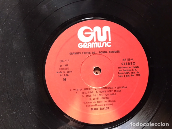 Discos de vinilo: Donna Summer. Grandes &eacute;xitos - Foto 4