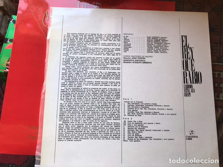 Discos de vinilo: El rey que rabi&oacute;. Ata&uacute;lfo Argenta - Foto 2