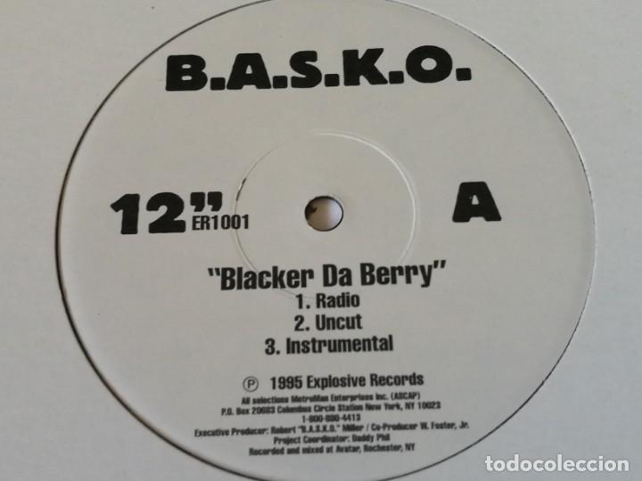 Discos de vinilo: B.A.S.K.O. - Blacker Da Berry / Riding Hi - 1995 - Foto 1