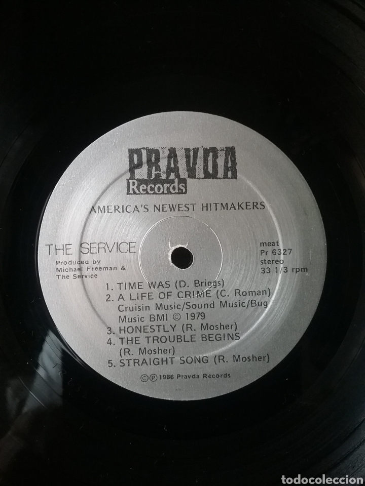 Discos de vinilo: THE SERVICE 1986 Chicago Pravda Records - Foto 5