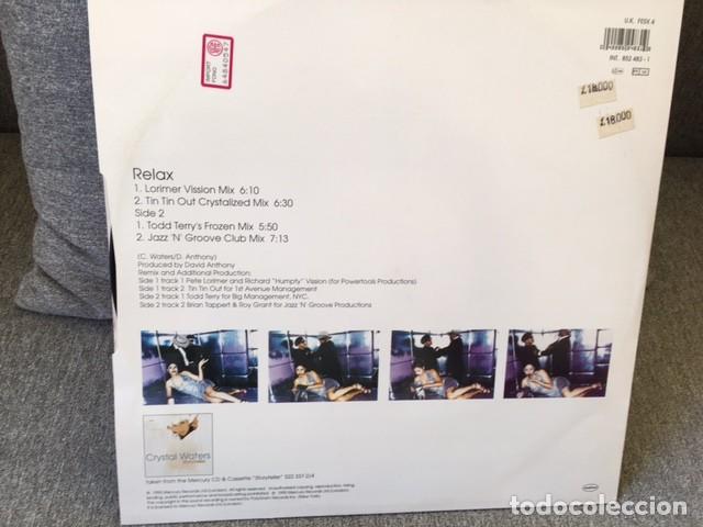 Discos de vinilo: CRYSTAL WATERS . RELAX. EDICI&Oacute;N EXTRANJERA DE 1995 - Foto 2