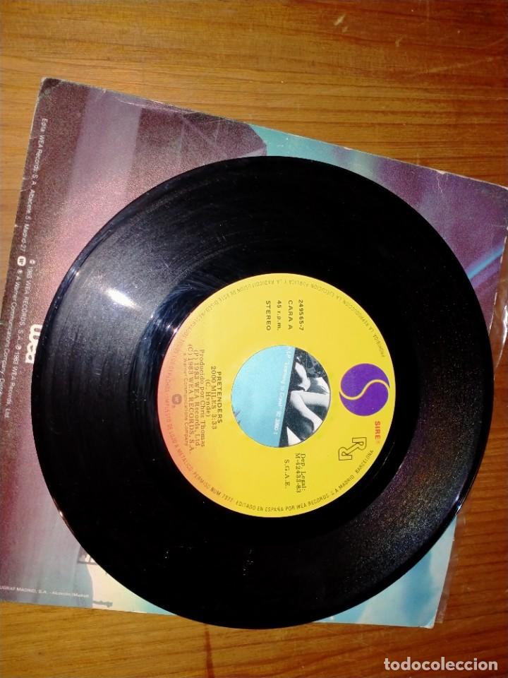 Discos de vinilo: VINILO SINGLE PRETENDERS 2000 MILLES - Foto 3