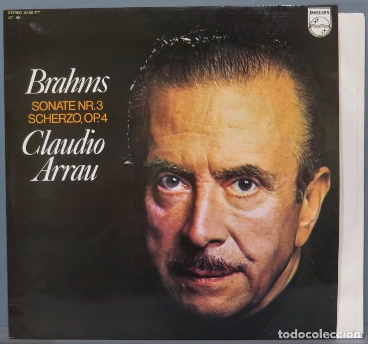 Discos de vinilo: LP. BRAHMS. SONATE N 3. SCHERZO OP. 4 - Foto 1