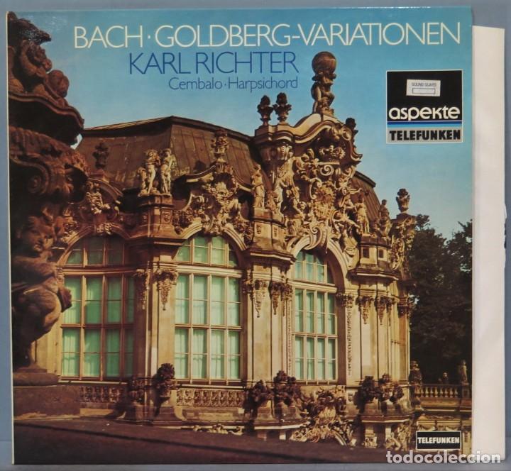 Discos de vinilo: LP. BACH. GOLDBERG VARIATIONEN. RICHTER - Foto 1