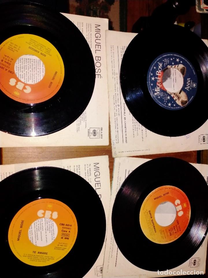 Discos de vinilo: LOTE VINILO SINGLE MIGUEL BOS&Eacute; - Foto 4