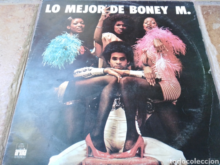 Discos de vinilo: LO MEJOR DE BONEY M-ORIGINAL ESPA&Ntilde;OL - Foto 1