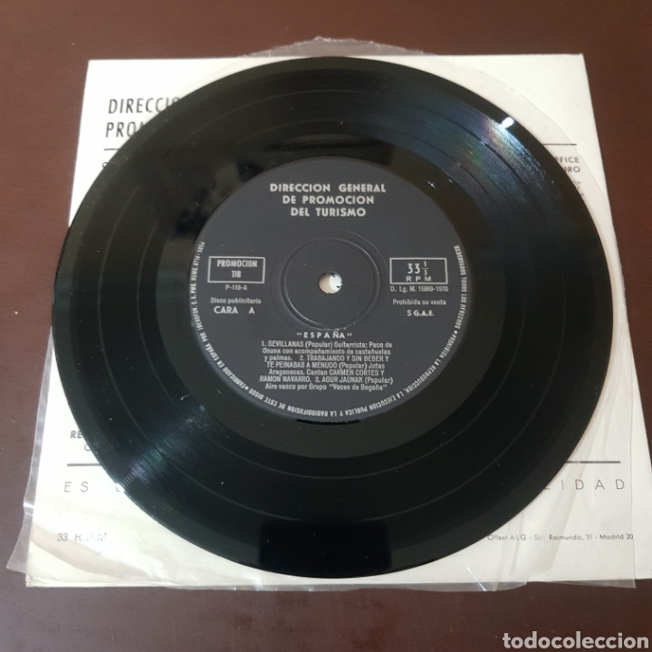 Discos de vinilo: FOLKLORE MUSICAL DE ESPA&Ntilde;A - Foto 3