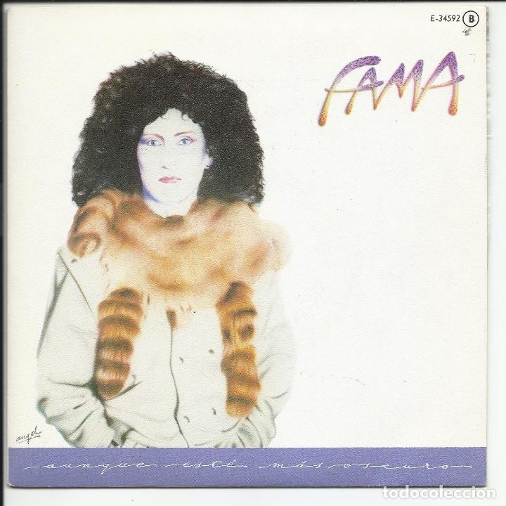 Disques de vinyle: FAMA SG CFE 1983 PROMO AUNQUE ESTE MAS OSCURO/ SI YO FUERA JIM