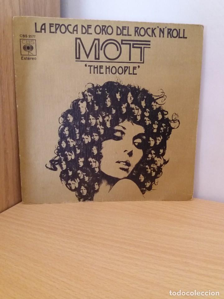Disques de vinyle: SINGLE *MOTT THE HOPLE *LA EPOCA DE ORO DEL ROCK N ROLL * COVER/ NEAR MINT * SINGLE/ EX / NM *1974