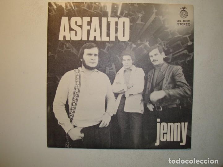 Disques de vinyle: ASFALTO - Jenny / Razones - Acci&oacute;n 1972 - M/M Estado Perfecto sin reproducir
