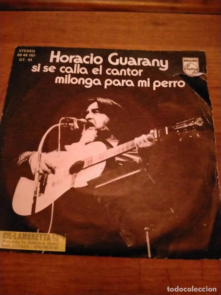 Discos de vinilo: VINILO SINGLE HORACIO GUARANY - Foto 1